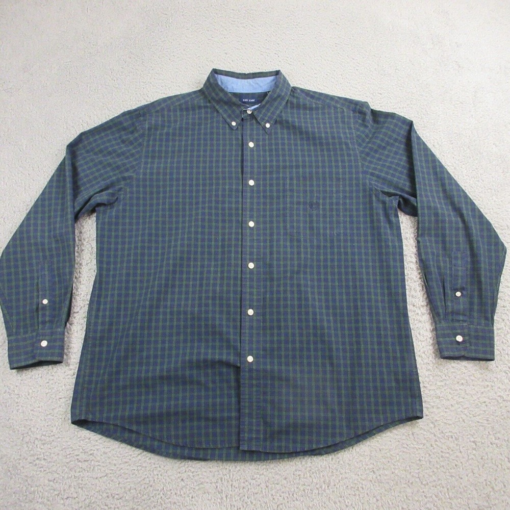 Chaps‎ Ralph Lauren Mens Tartan Plaid Button Down shirt size XL Long Sleeve